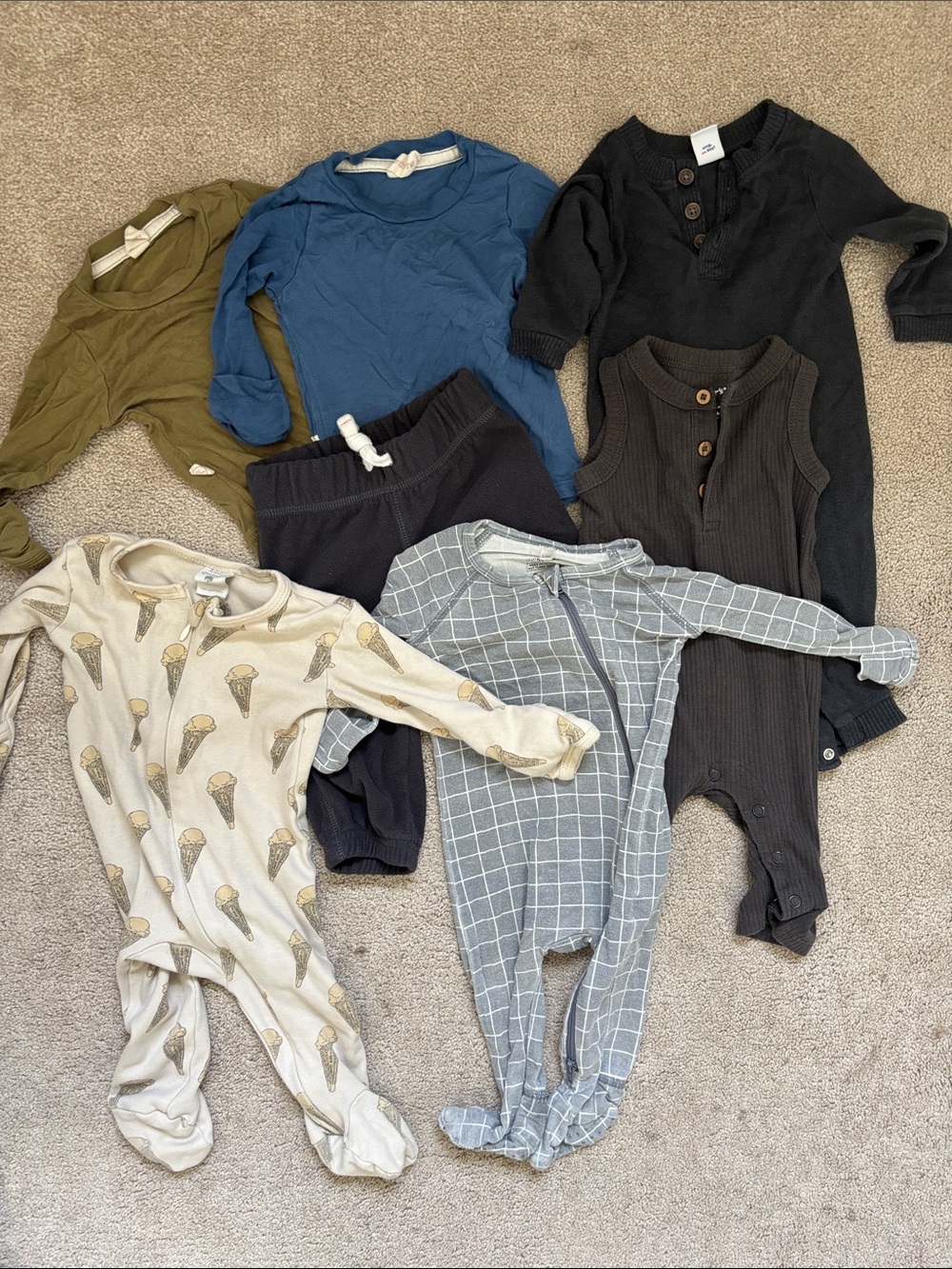 Bundle of baby boy clothes - Kate Quinn, Quincy Mae, Tenth and Pine